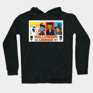 Halloween Legends - Classic Cartoon Halloween Monsters Hoodie